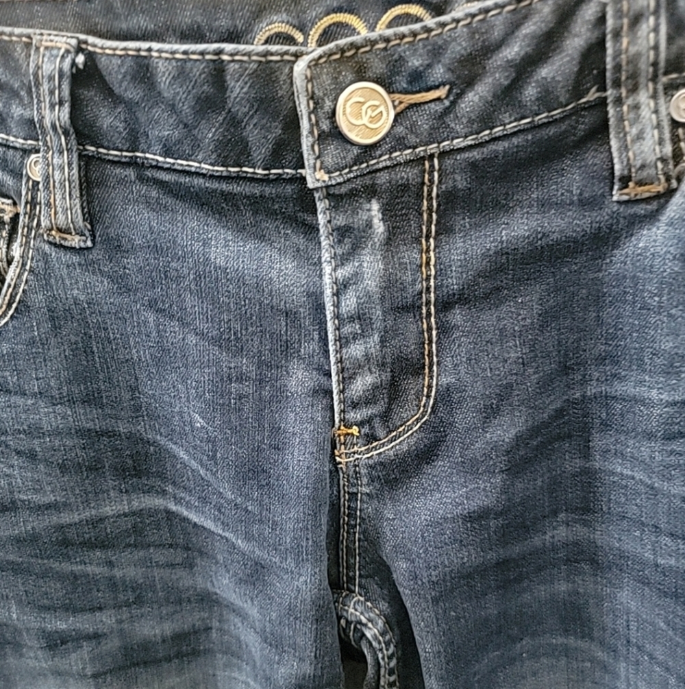 Coogi Embellished Pocket Bermuda Shorts Sz 9/10 Comfort - Picture 2 of 4